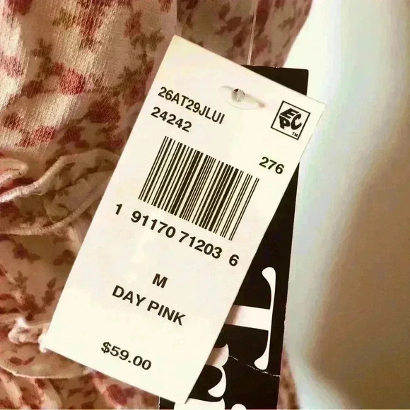 TRIXXI Women’s Size Medium Ruffle Trim Pink Mini Floral Summer Halter Dress NWT - Picture 10 of 15